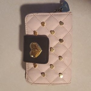 Betsey Johnson Black/Pink Wallet
